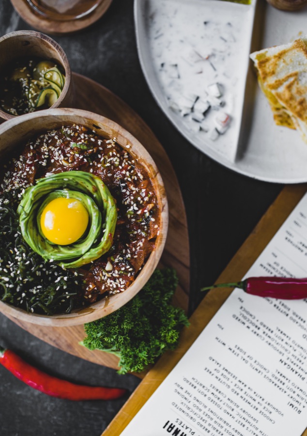 Plant-forward green grain bowl