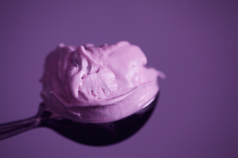 Hibiscus sorbet